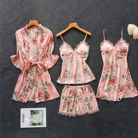 4 pics Night Dress Set (China Imported-007)