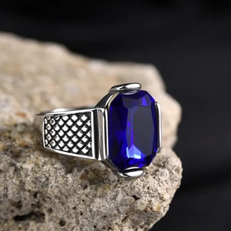 JP Italian Bio Black Stone Rings-208